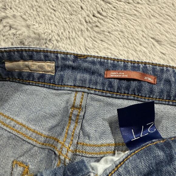 Pilcro Jeans Womens 27 Tall Bootcut Stretch Denim Recycled Urban Outfitters - Picture 4 of 13